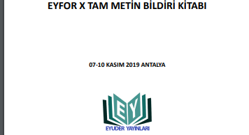 EYFOR X Tam metin kitabı